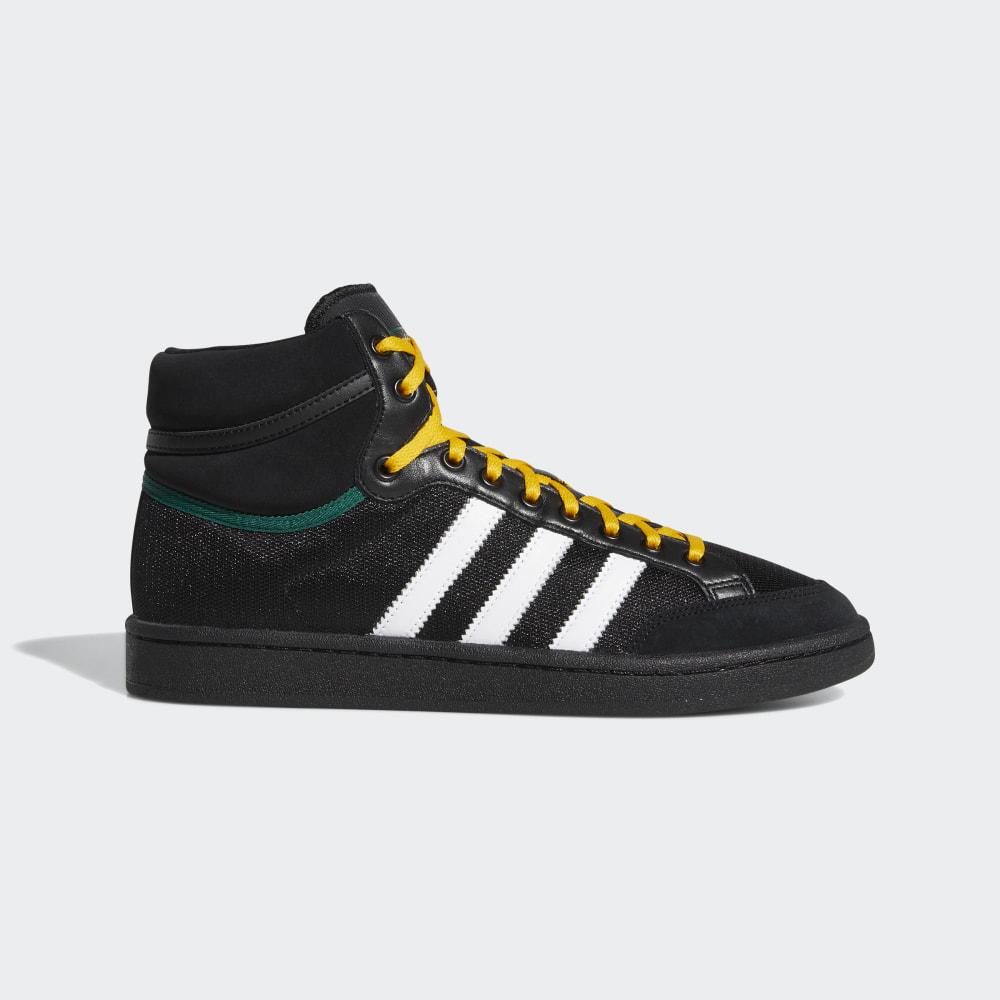 Adidas Women's Americana Hi Originals Shoes Black/Green/Gold Ireland EG5783